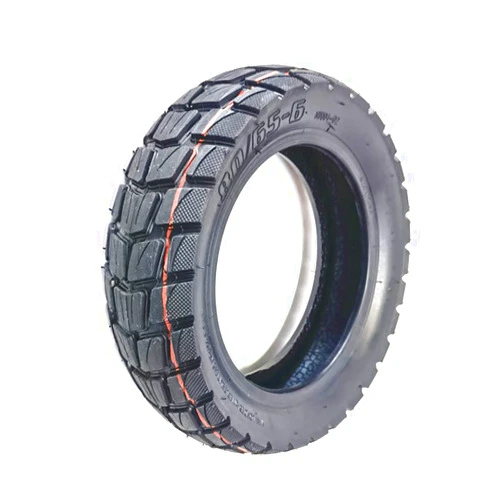 Generic Electric Scooter Tires, 10-inch Pneumatic Tires 80/65-6 Thick tubeless Tires Electric Vehicle tire Accessories Road Tires/Off-Road tire Patterns Optional GuShe