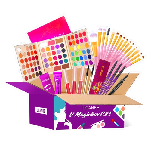 UCANBE Makeup Set for Women Full kit, Included 86 Color Eyeshadow Palette with 15pcs Make Up Brushes, Eyeliner Pen, Eye Primer, Eyebrow Pencil, Lip liner and Liquid Lipstick All in One Gift Set
