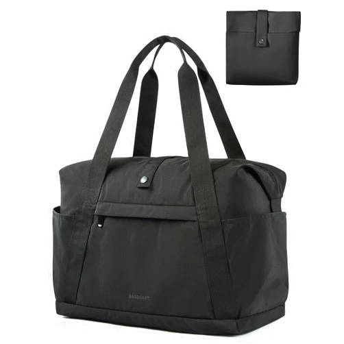 BAGSMART For Spirit Airlines Personal Item Bag, 23L Foldable Weekender Bags for Women Gym Tote Overnight Bag for Travel