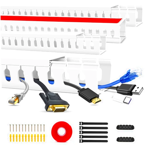 Aocii Cable Duct Management Raceway Kit, 62.8