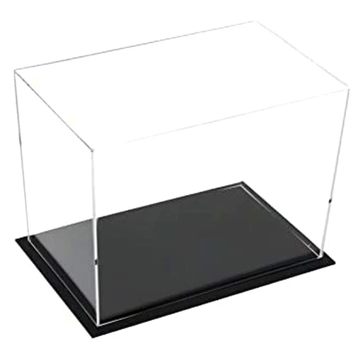 CieCian Clear Acrylic Display Case Box ，Versatile Collectibles Display Dustproof Showcase with Thickening Base，for Display Action Figures Home Storage Organizing Toys (20x8x10inch/50x20x25cm)