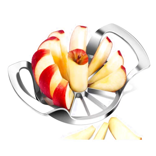 LIIGEMI Apple Slicer,12-Blade Extra Large Apple Corer,Easy to Use, Time-Saving, Heavy Duty Stainless Steel Apple Cutter and Divider