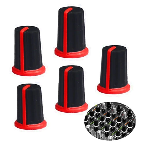 WXYINSPAS 5pcs EQ Rotary Knob Replacement Equalizer Potentiometer Fader Knobs Push Rod Cap for DJ Controller Mixer Console Pioneer DJM700 750 800 850 900NEXUS 900SRT 900NXS2 2000 XDJRX RX2 RX3 XZ(REe)