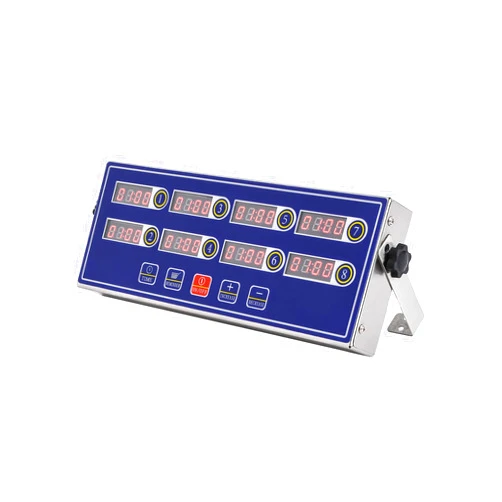 S2SQURE Restaurant Kitchen Timer | 8-Channel | Led Loudly | 8-Group Food Timer | Independent Count Down | Stainless Steel | for Pizza Coffee Fast Food Fries Cooking