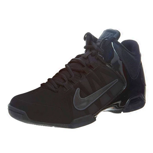 Nike Mens Air Visi Pro Vi Nbk Black/Anthracite Ankle-High Nubuck Basketball Shoe - 7M
