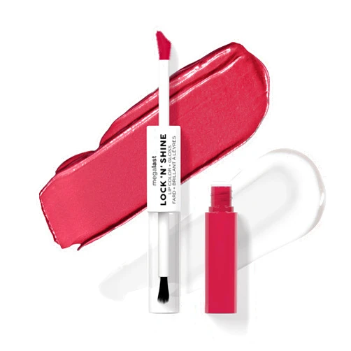 wet n wild Megalast Lock 'N' Shine Lip Gloss Color + Gloss Lipstick La Pink