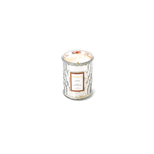 Lotuslux Essential Oil Aromatherapy Candle - Stocking Stuffers for Women, 6.8 oz Long Lasting Jasmine Scented Candle Gift for Relaxation, Bath Spa, Natural Coconut and Soy Wax Blend 45 Hour Burn Time