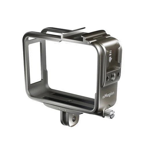 E-First aMagisn for Insta360 One RS Action Camera oners Aluminium Alloy Frame Case Rabbit Cage Cold Shoe Extended Protection Frame