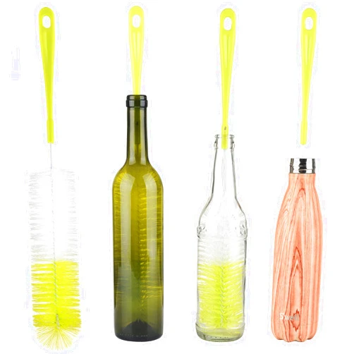 ALINK 16” Long Bottle Brush Cleaner for Washing Wine/Beer/Sport well/Thermos/Glass and Long Narrow Neck Sport Bottles