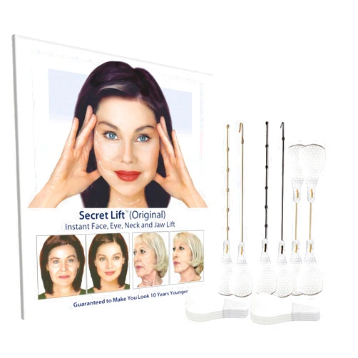 CosmeSearch, Inc. Secret Lift Original - 80 Piece Instant Face, Neck and Eye Lift Tape Kit Invisible Lifting Tapes and Bands