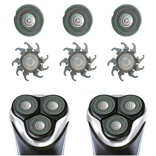 Norspor HQ8 Replacement heads for norelco shaver,HQ7 Blades,Philips Norelco Aquatec,18 sharp Razor Blades for AT880 AT810 PT720 Heads,6 pack