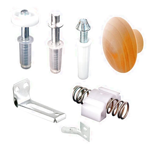 Prime-Line N 7283 Bi-Fold Door Repair Kit – For 7/8”-Wide Track and 3/8” Outside Diameter Pivots & Guides–Includes All Parts Needed to Repair One 2-Panel Set of Hinged Bi-Folding Doors (1 Set)
