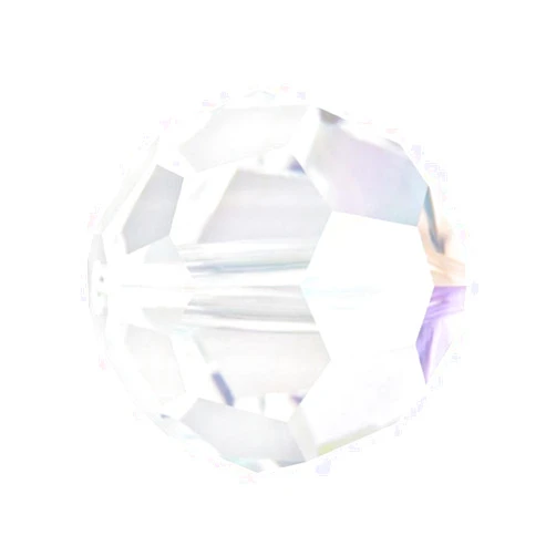 Adabele 100pcs Adabele Austrian 8mm Faceted Loose Round Crystal Beads Clear AB Compatible with 5000 Swarovski Crystals Preciosa SS2R-802