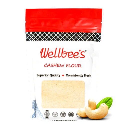 Wellbee's Cashew Flour - Gluten Free Nut Flour - Finely Ground Powder For Baking - Non GMO - No Additives - SCD Approved (1 LB.)