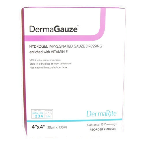 DermaRite DermaGauze Hydrogel Impregnated Gauze Dressing
