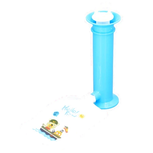 Luqeeg Baby Food Maker, 7pcs Set Baby Food Pouch Maker, Reusable Pure Color Pouches Toddler Fruit Squeeze Puree Filler for Homemade Semi Solid Food for Infant Complementary Food (Blue)