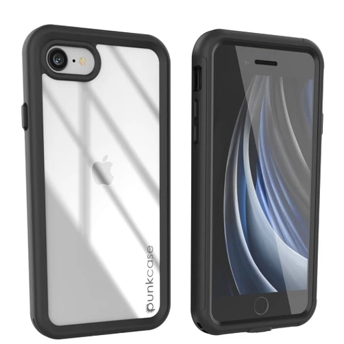 PunkCase iPhone 8 Case [Spartan Series] Clear Rugged Heavy Duty Cover W/Built in Screen Protector | Ultra Slim 360 Full Body Protection for iPhone 8 (2017) & iPhone 7 (2016) (4.7