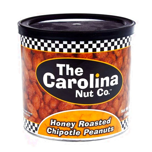 Carolina Nut Company Carolina Nut The Co. Peanuts, Honey Roasted Chipotle, 12 Ounce