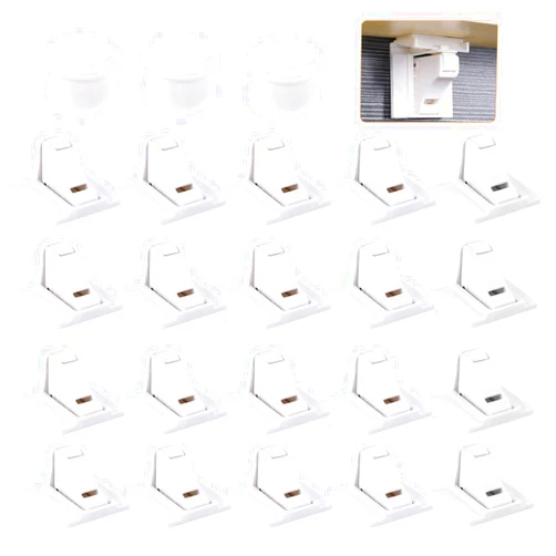 Acksonse Magnetic Cabinet Locks Child Safety, Kitchen Baby Safety Proofing Cabinet & Drawer Locks, Safety Cupboard Locks for Protecting Your Kids & Toddlers (20 Locks & 3 Keys)