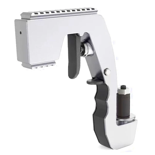 Zocxielr Champagne Gun Shooter, Alcohol Squirt Adjustable Dispenser for Birthday Wedding Party Portable Lightweight Easy-to-Use (Silver)