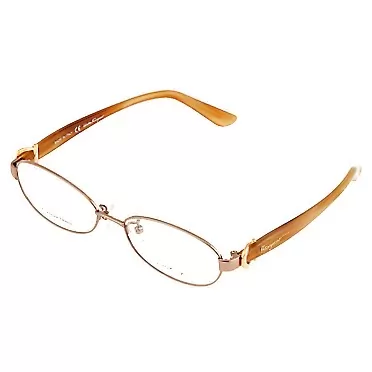 Salvatore Ferragamo Ladies Brown Round Eyeglass Frames SF2507A 705 52