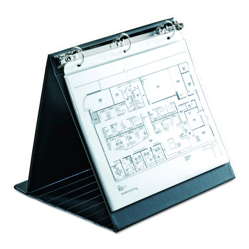 Cardinal Easel Ring Binder, Horizontal, 1-Inch, 11-Inch x 8-1/2-Inch, Black (09260V3)