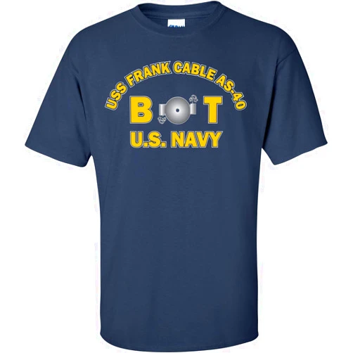Generic USS Frank Cable AS-40 Rate BT Boiler Technician T-Shirt