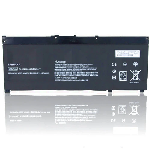 efohana SR04XL Laptop Battery Replacement for HP Pavilion 15-CB000 Gaming 15 2018 Power 15-CB000 Omen 15 2018 15-CE000 15-DC0000 Series Notebook HSTNN-DB7W 917678-171 HSTNN-IB7Z 15.4V 70.07Wh 4550mAh