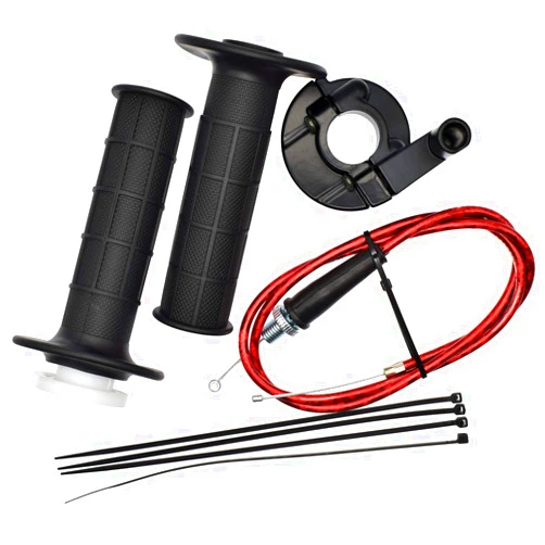 Riyitauto Twist Throttle Cable Handle Grips and 39