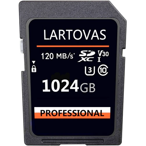 Gentai LARTOVAS SD Cards 1TB High Speed Class 10 Security Digital Memory Card Compatible with Cameras and Others (1TB)