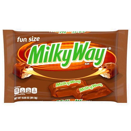 MILKY WAY Fun Size Milk Chocolate Halloween Candy Bars, 10.65 oz Bag