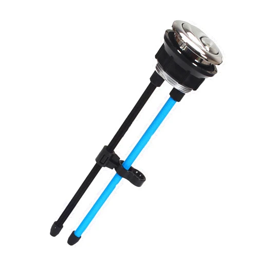 NIIIYTYB Toilet Push Button - 38mm Thread Diameter Dual Flush Water Tank Button - Adjustable Toilet Parts - Top Plunger for Compatible with most Brands Toilets