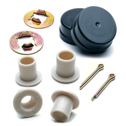HD Switch - 2 Kits - 931-0484A 741-05094 714-0162 736-04228B Front Wheel Flange Bushing Bearing Rebuild Kit fits MTD Cub Cadet XT1 Troy-Bilt Bronco Craftsman Yard Machine Lawn & Garden Tractor Mowers