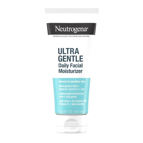 Neutrogena Fragrance Free Daily Facial Moisturizer, Face Moisturizer for Sensitive & Dry Skin with Vitamin B3, Pro-Vitamin B5 & Vitamin E, Supports Skin's Dynamic Barrier, 3.4 fl. oz