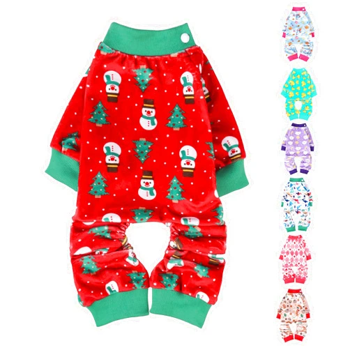 BEAUTYZOO Stretchy Dog Pajamas for Small Medium Sized Dogs,Velvet Soft Spring Summer Dog Clothes for Girl Boy, Collar Adjustable Jumpsuit Pjs Onesies Outfit Cats Jammies,Dachshund French Bulldog Shirt