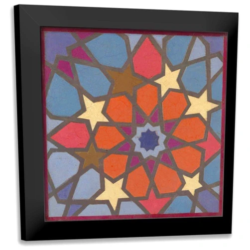 ArtDirect - Smith, Hope 15x15 Black Modern Framed Art Print Titled: Global Star