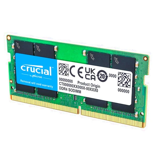 Crucial RAM 8GB DDR4 3200MHz CL22 (or 2933MHz or 2666MHz) Laptop Memory CT8G4SFRA32A