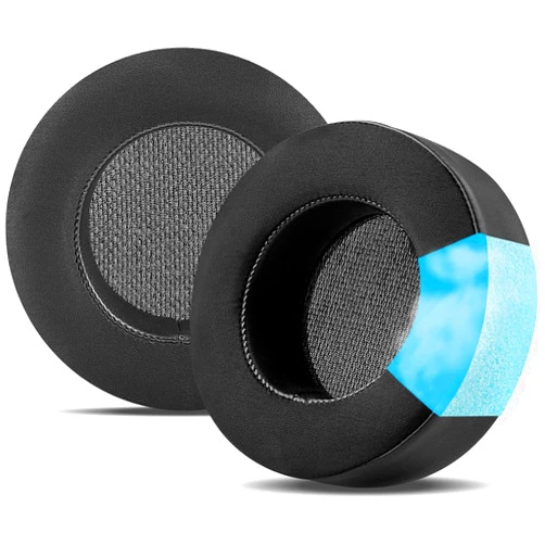 G GVOEARS Upgrade Replacement Ear Pads Cushions for Corsair Virtuoso RGB Wireless SE XT Gaming Headset, Cooling-Gel Earpads with Softer Memory Foam, Added Thickness, Durable Protein Leather