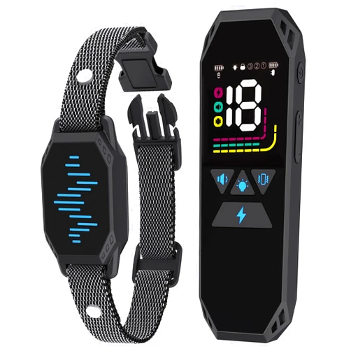 MEGWR Dog Training Collar for Large Dog, Dog Shock Collar, 4 Training Modes Beep,Vibration,Electric Shock,Dog Finder,Rechargeable IP67 Waterproof E-Collar with Remote 2500FT