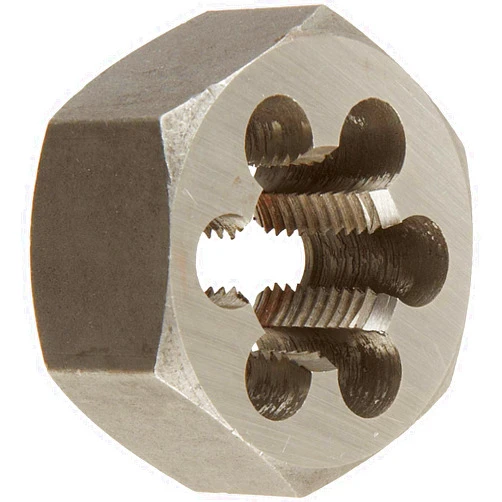 Drill America - DWTMHX16X1.5 m16 X 1.5 Carbon Steel Hex Rethreading Die, DWT Series