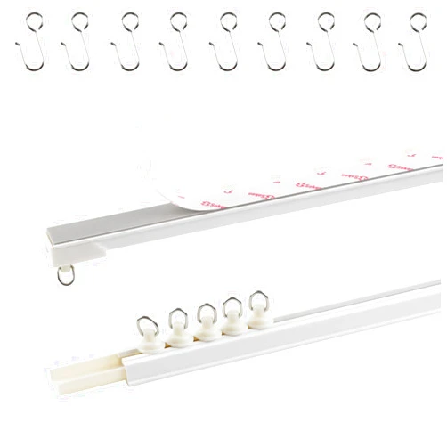 TYRON TYRON TYRON Adhesive Curtain Track Ceiling or Wall Mount(32