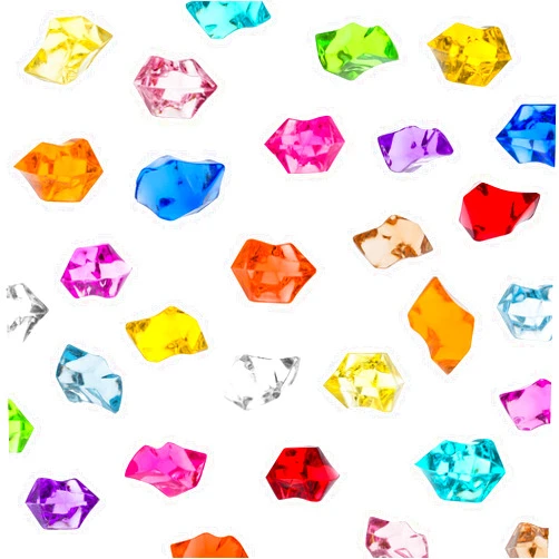 Super Z Outlet 120 Pack Acrylic Color Ice Rock Crystals Treasure Gems for Table Scatters, Home Vase Fillers, Event, Wedding, Arts & Crafts, Birthday Decoration Favor (1