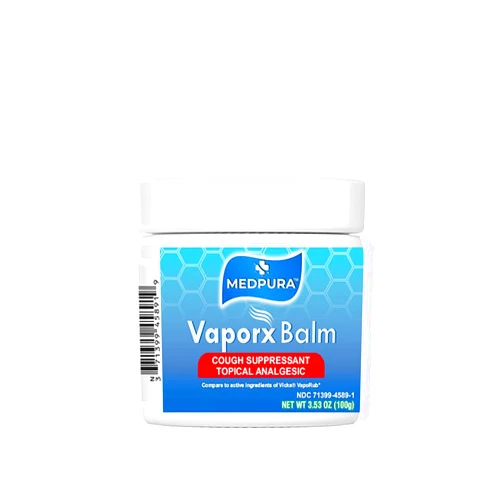 Simolly Medpura Vaporx Balm 100g - Effective Cough Suppressant with Natural Ingredients Cough Relief & Soothing Comfort for All Ages