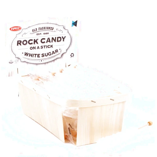 Espeez Extra Large Rock Candy Sticks: 24 Original Lollipop - White Rock Candy Sticks - Individually Wrapped - Espeez Rock Candy Sticks for Candy Buffet, Birthdays, Weddings, Receptions and Baby Shower