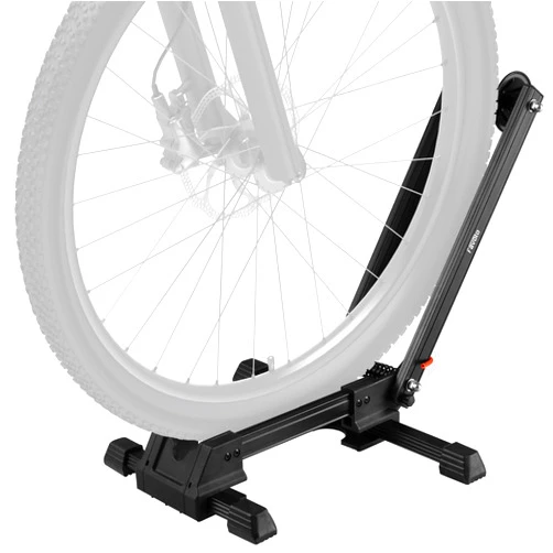 Favoto Folding Bike Stand Floor - Mountain & Road Bicycles Indoor Outdoor Garage Storage - Bicycle Parking Rack Foldable Fit 20”-29” Bikes (1 Bike Rack)