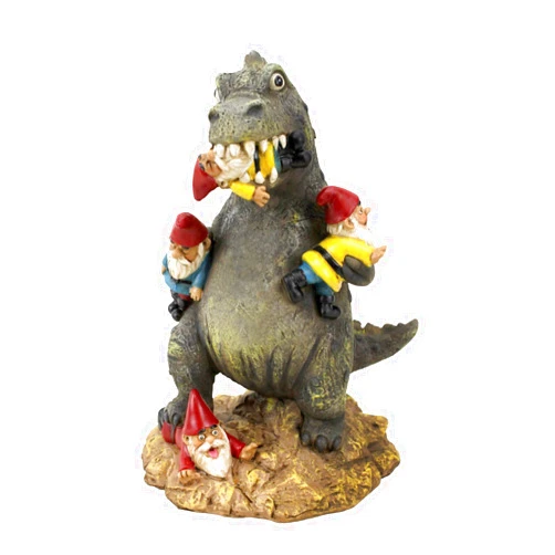 BigMouth Inc Godzilla Garden Gnome Statue, Outdoor Lawn & Yard Monster Figurine Sculpture Decorations, Funny Housewarming Gag Gift