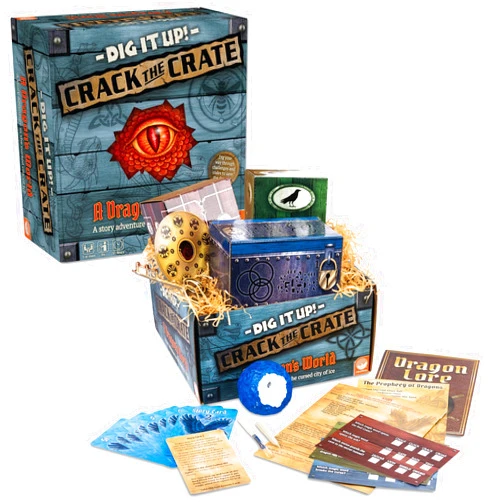 MindWare Dig It Up! Crack The Crate Board Game for 1 or More Players – Bring The Thrill of Escape Rooms Home – for Adults & Kids 8 & Up