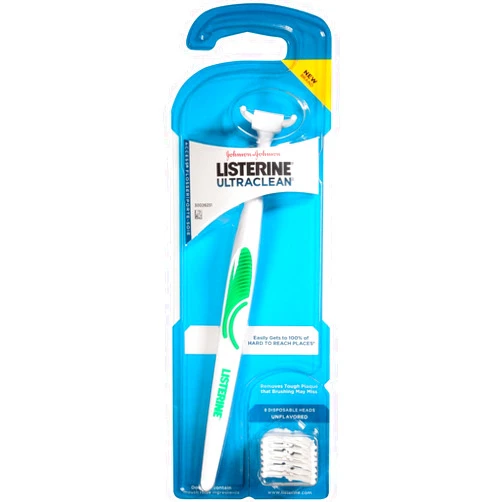 Listerine Ultraclean Access Flosser Starter, 6 Count (Packaging may vary)