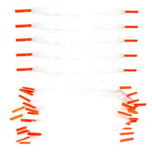 FOMIYES 40PCS Cotton Original Cotton Fiber Threads Strip Wick Preloaded Shoelace Style Cotton Threads Wick for DIY Project Heating Wick Faster Absorption Cotton