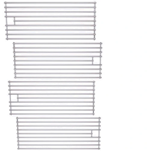 Bobo GrillKing 4 Pack 8mm Stainless Steel BBQ Cooking Grill Grates Replacement Parts for 16517 Bull 18248 LP,18249 NG, BBQ Angus 47628, Brahma, Lonstar Select, Outlaw Steer Premium, Lonestar Select,7 Burner Premium